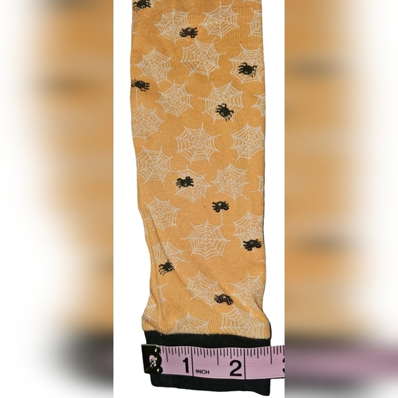 Burt’s Bees Kids Halloween Spider Pajamas Orange Black Organic Cotton Sz 3T - Picture 13 of 15